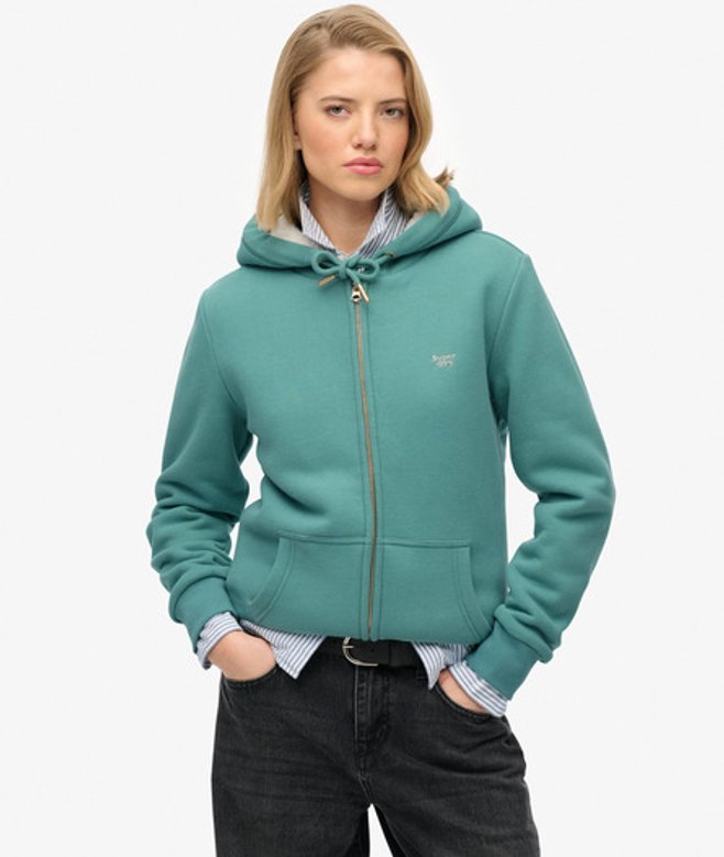 Essential Borg Gevoerde Zip Hoodie
