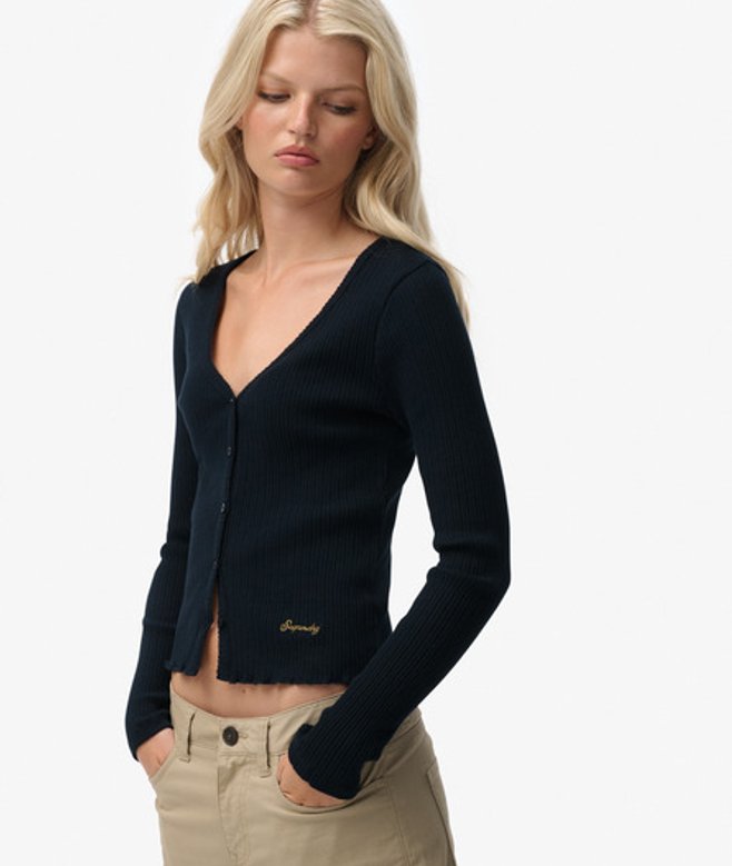 Essential Doorknoop Top met Lange Mouwen