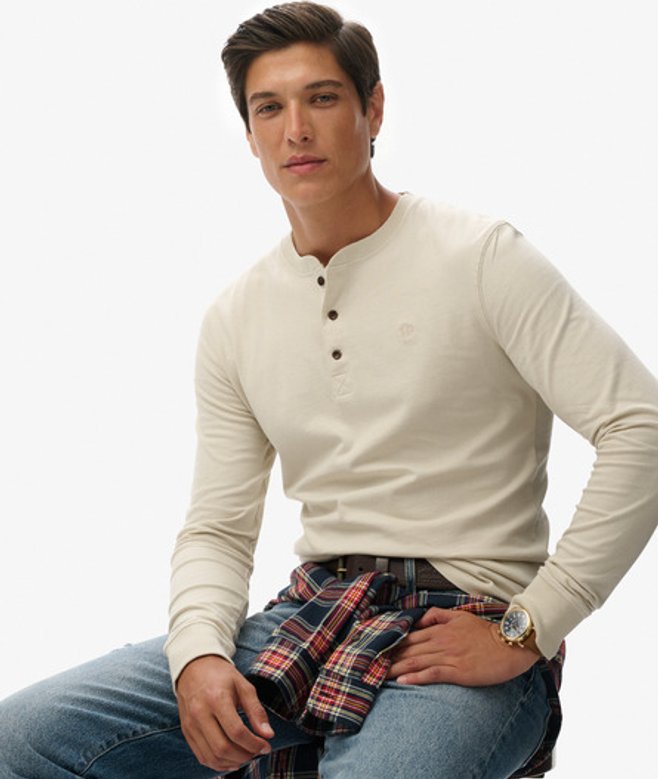 Classic Essential Henley Top