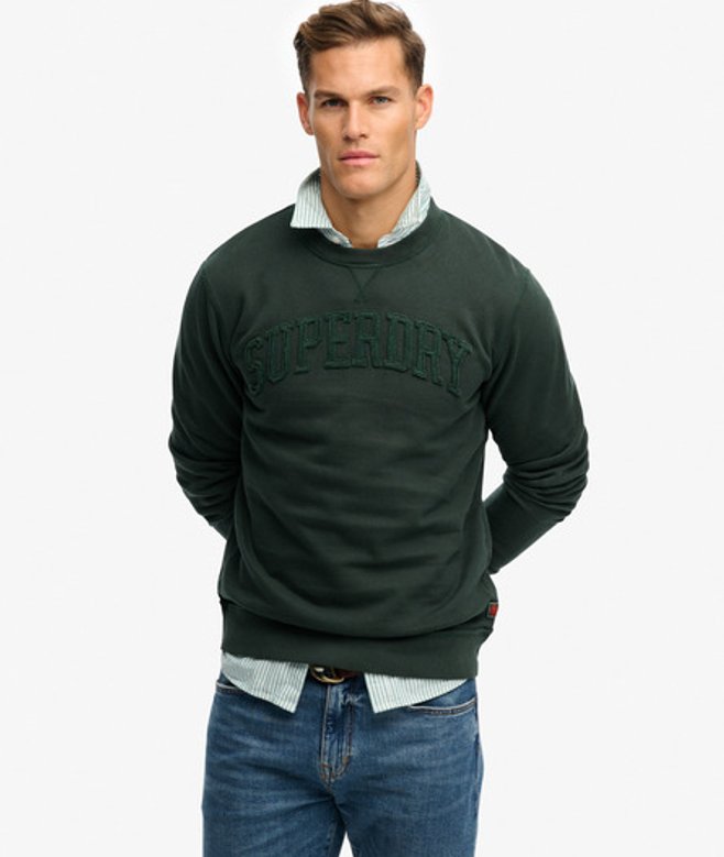 Vintage Athletic Tonal Crew Sweatshirt