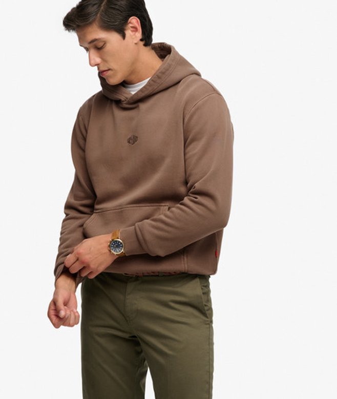 Hoodie met Micrologo