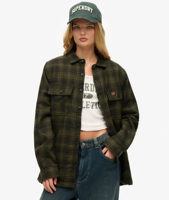 Wollen Blend Miller Overshirt