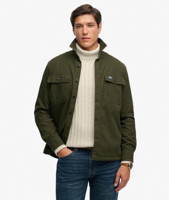 Vintage Miller Overshirt met Borgvoering