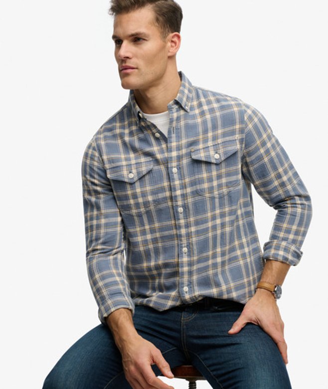 The Merchant Store - Lichte Geruite Overhemd