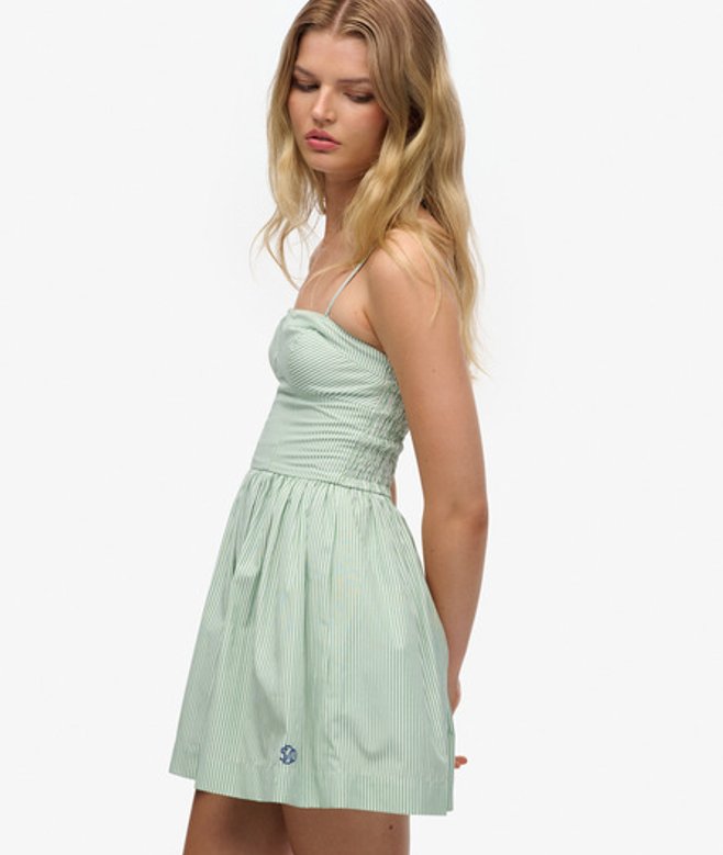 Superdry Korset Cami Mini-jurk Green