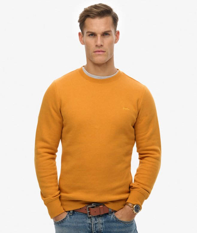 Superdry Vintage Logo Geborduurd Sweatshirt Yellow