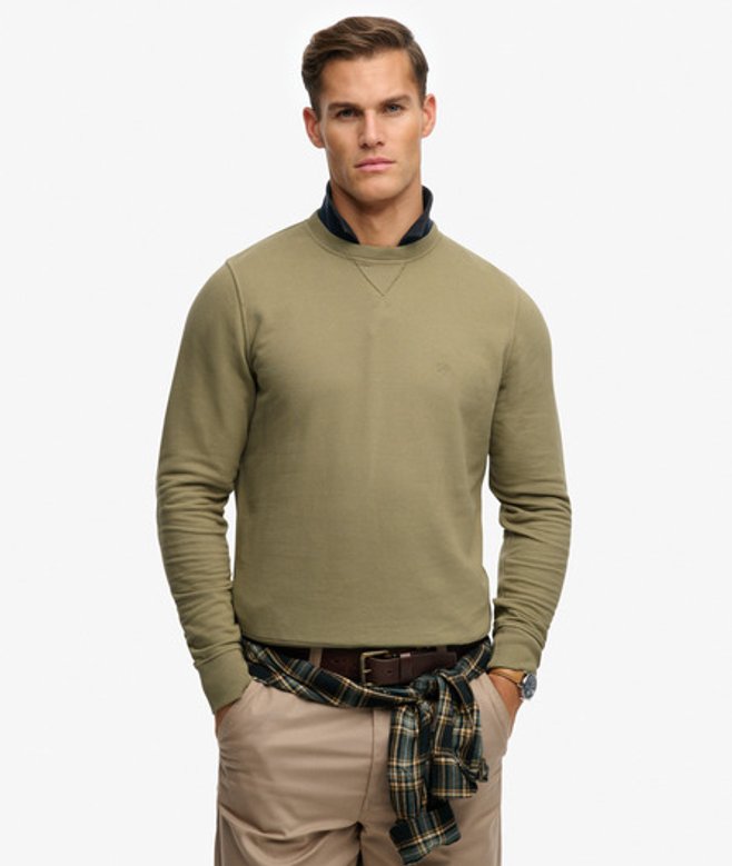 Superdry Classic Essential Sweatshirt Khaki
