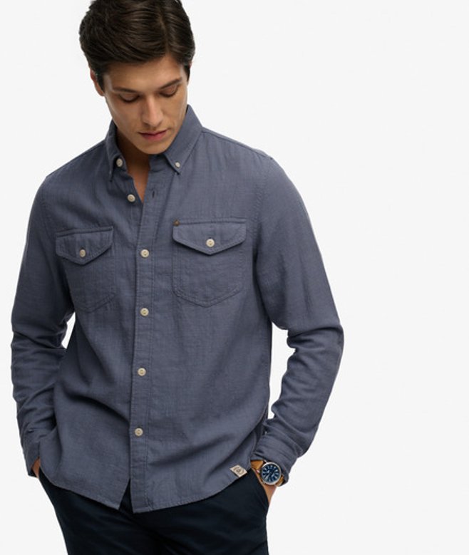 The Merchant Store Lite Overhemd met Lange Mouwen