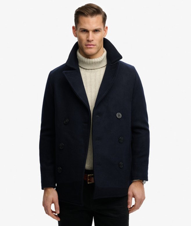 The Merchant Store - Wollen Pea Coat