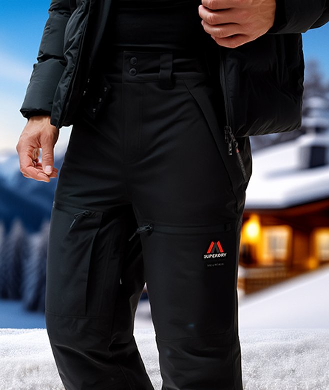 Superdry Men's Ski Shell Pants Black