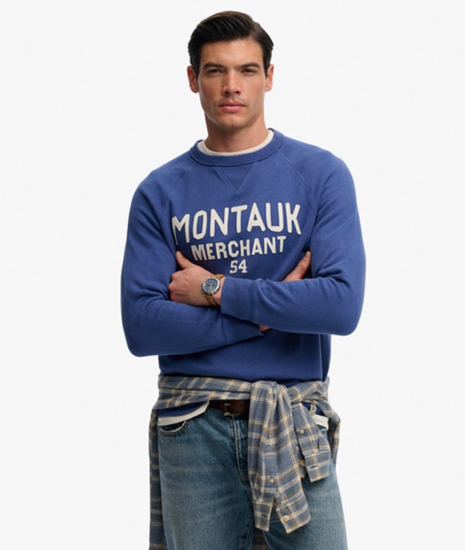 Merchant Vintage Applicatie Sweatshirt