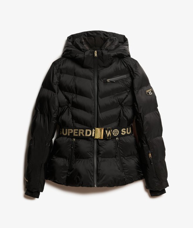 Superdry Women's Ski Luxe Puffer Jacket Black