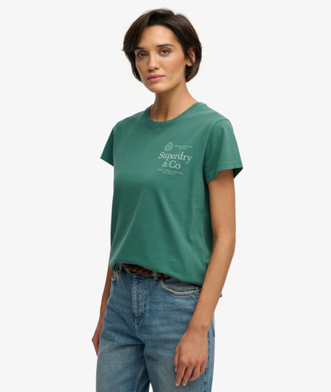 T shirt femme Superdry Luxe Casual - vue 8