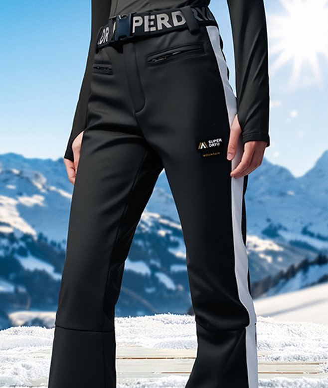 Superdry Women's Luxe Ski Pants Black