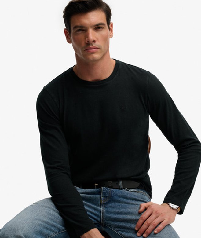 Klassiek Katoen Linnen Longsleeve Shirt