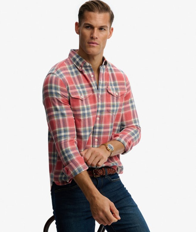 The Merchant Store - Lichte Geruite Overhemd