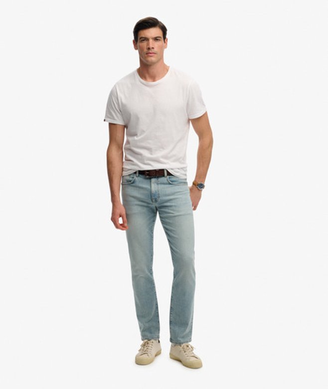 Organic Cotton Vintage Slim Straight Jeans
