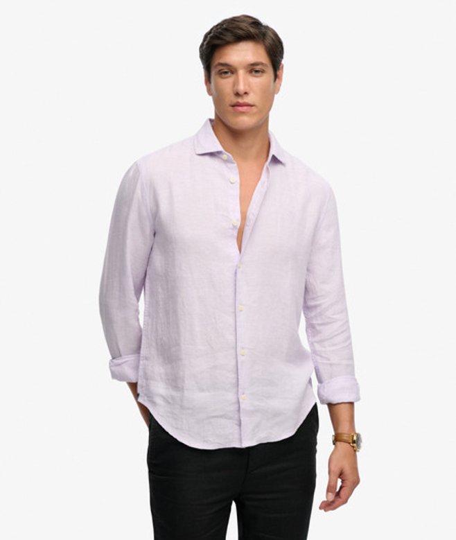 Riviera Linnen Overhemd met Lange Mouwen