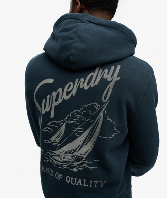 Lo-fi Dockside Hoodie met Borduursel