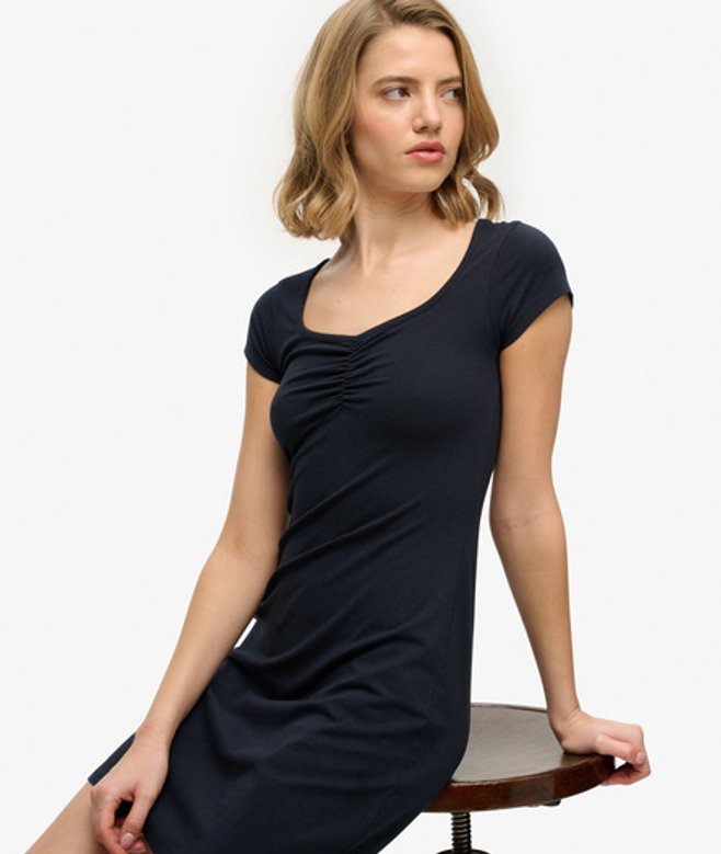 Sweetheart Jersey Mini Jurk