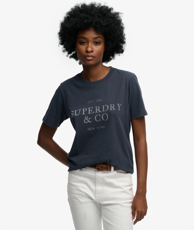 T shirt femme Superdry Luxe Casual - vue 6