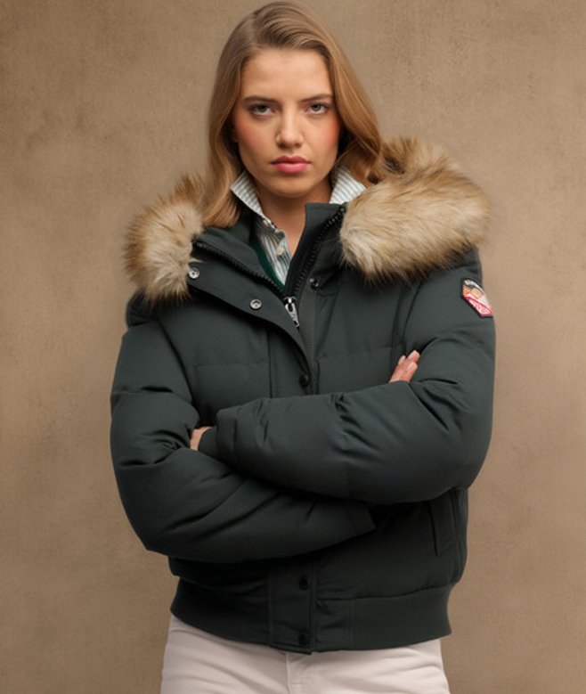 Everest Hooded Bomber Jas