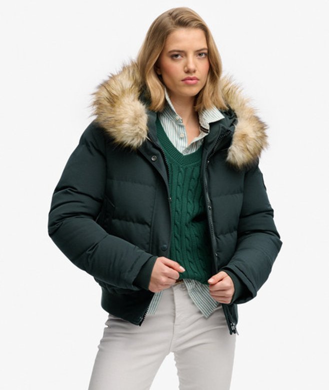 Everest Hooded Bomber Jas