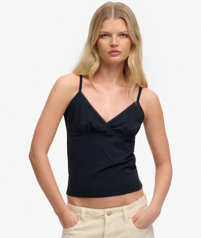 Athletic Essentials V-hals Tanktop met Kant