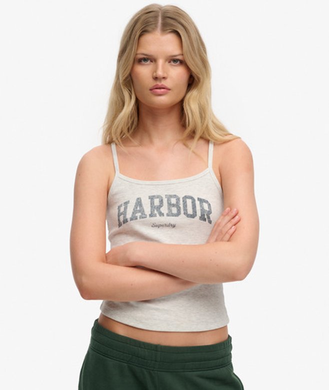 Athletic Essentials Cami Top met Grafische Print