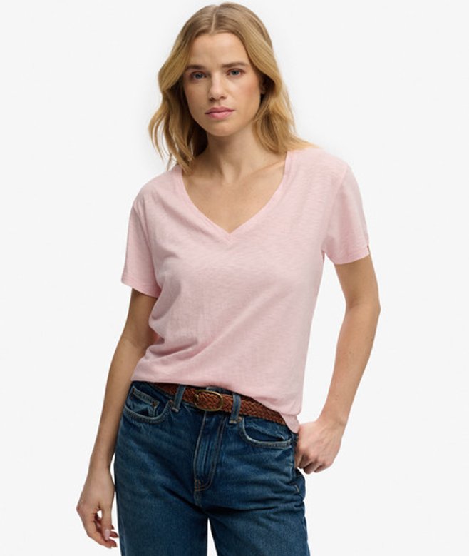 Studios Slub T-shirt met Borduursel