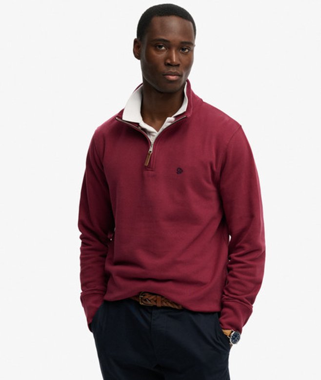 Preppy Trui met Halve Rits