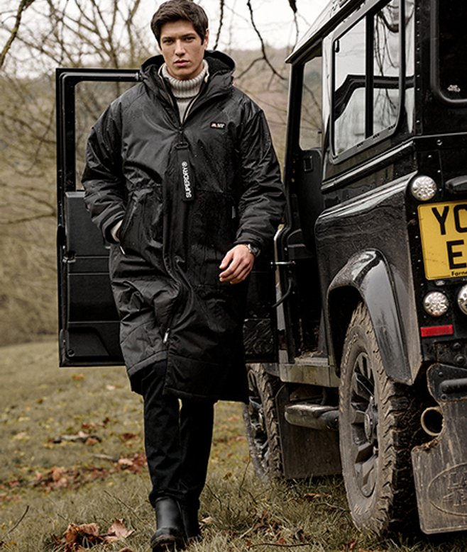 Superdry Men's Robe Black / Black/black