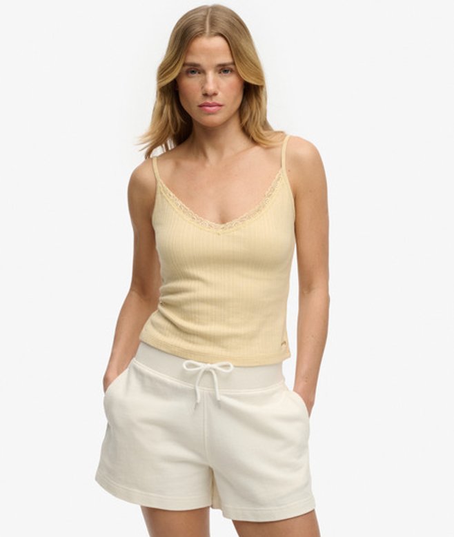 Athletic Essentials V-hals Pointelle Camitop