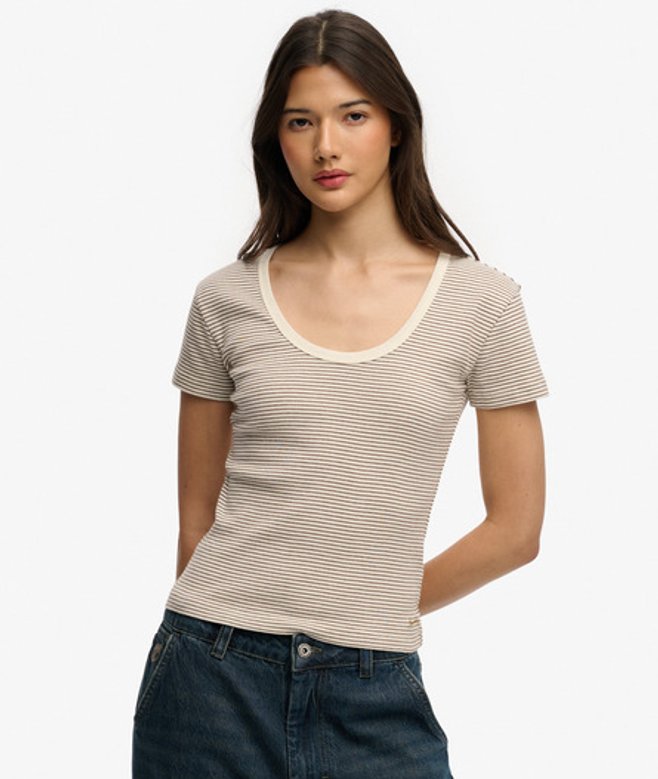 Athletic Essentials Gestreept T-shirt