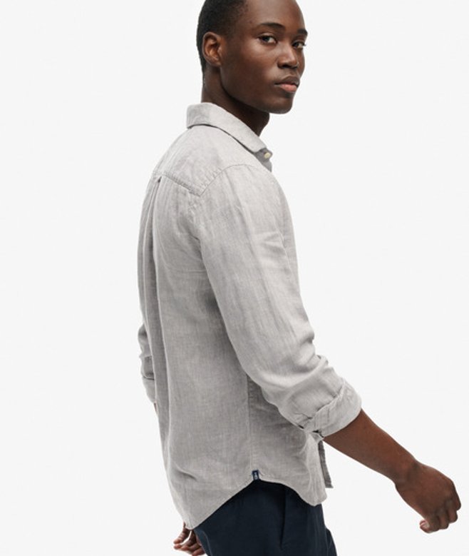 Riviera Linnen Overhemd met Lange Mouwen