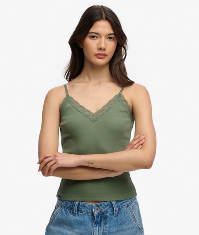 Essential Cami Top met Kant