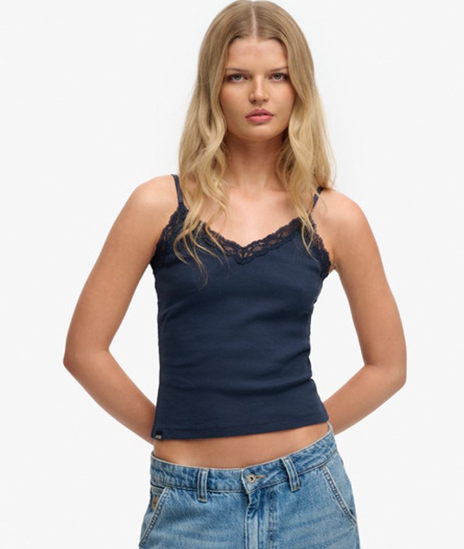 Essential Cami Top met Kant