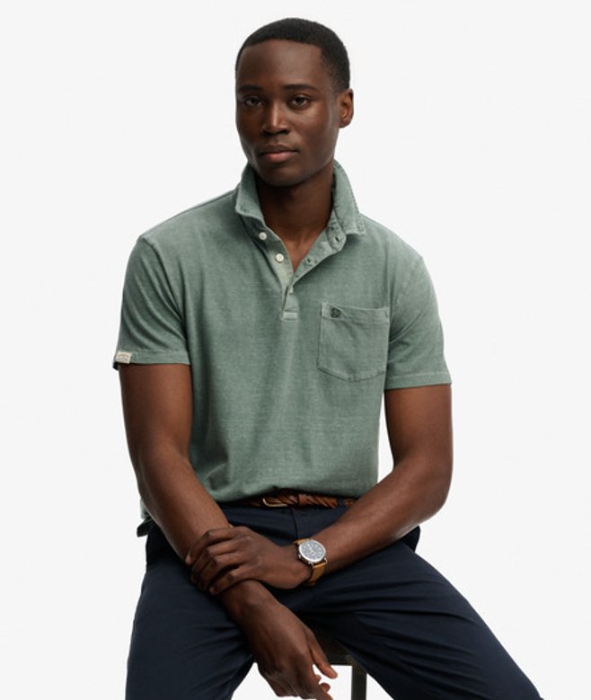 Klassiek Katoen-linnen Poloshirt