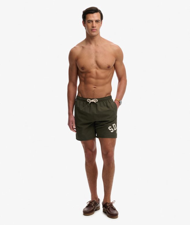 Printed Logo 16-Inch Zwemshort