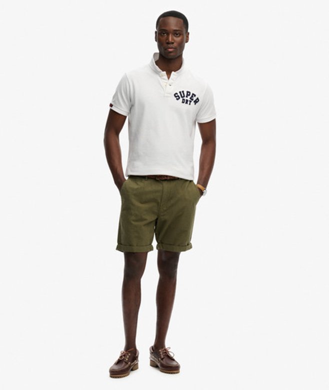 Premium Gestructureerde Chino Shorts