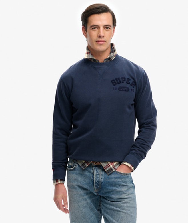 Vintage Athletic Tonal Crew Sweatshirt