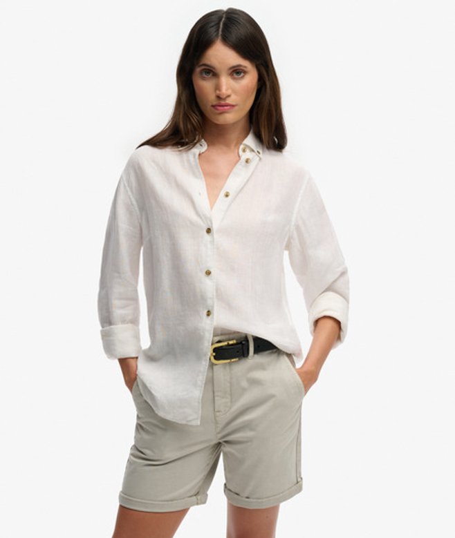 Premium Linnen Slim Overhemd