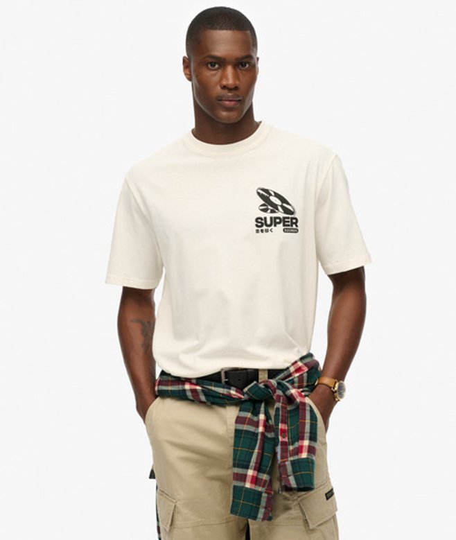 Oversized Record Label T-shirt