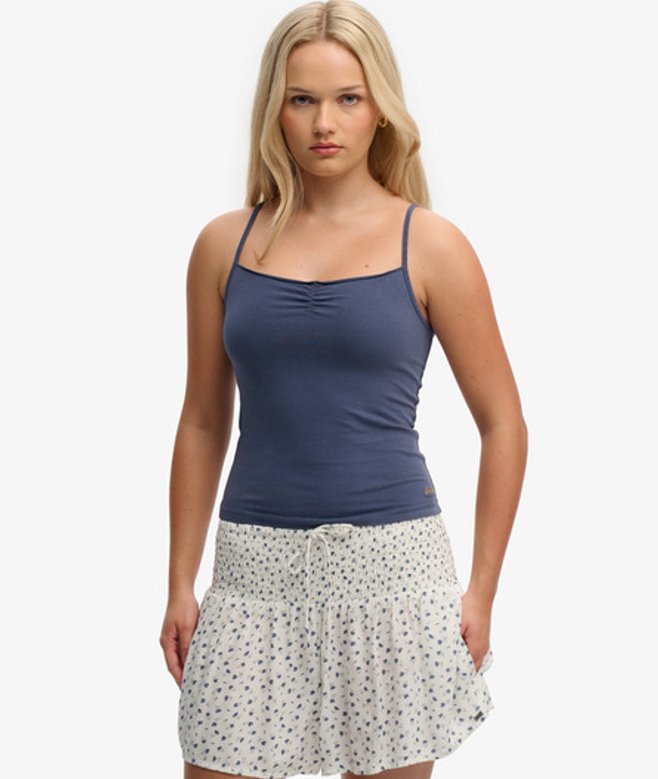 Athletic Essentials Cami Top Met Plooien