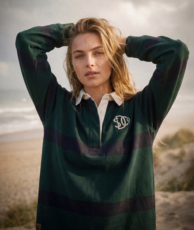 Heritage Stripe Rugby Top
