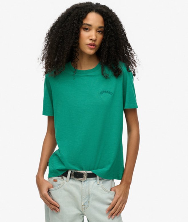 Essential Washed T-shirt met Logo