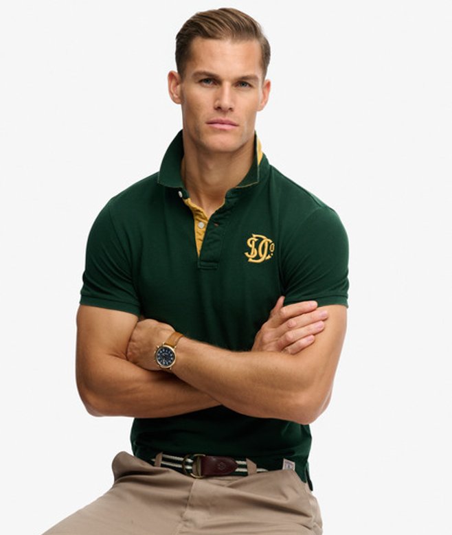 Piqué Monogram Poloshirt