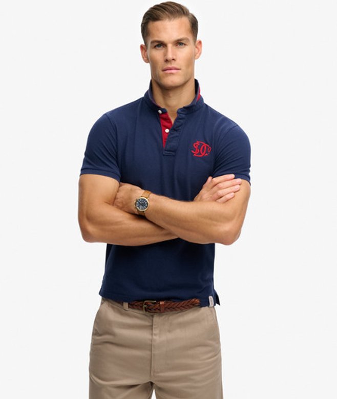 Piqué Monogram Poloshirt