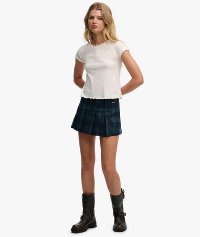 Mini Geplooide Skort