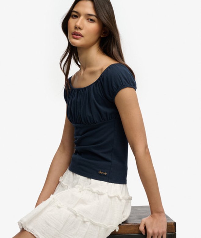 Athletic Essentials Gerimpelde Top